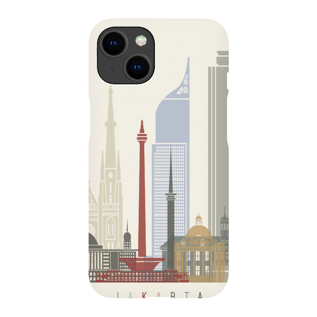 iPhone "Jakarta skyline" Premium-Case Handyhülle artboxONE