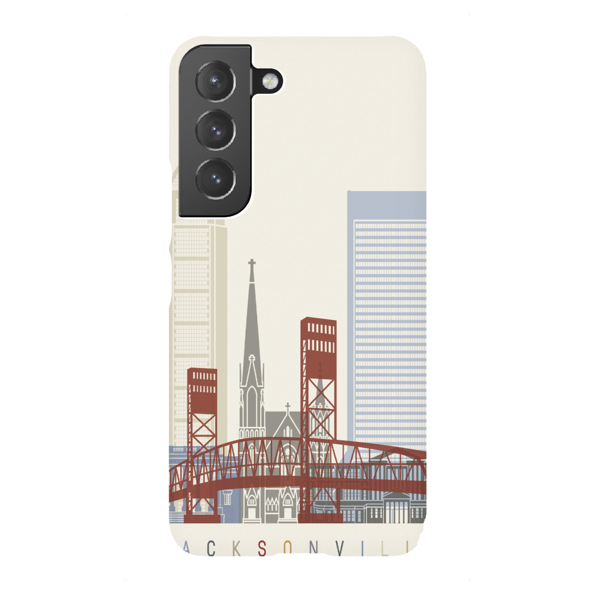 "Jacksonville skyline"für Samsung Galaxy - Premium-Case Handyhülle artboxONE
