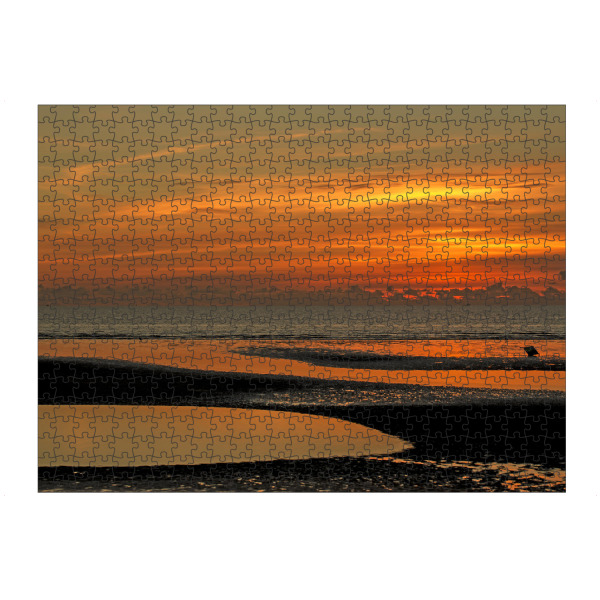 Puzzle Ravensburger "Lichtstimmung am Nordseestrand" artboxONE - Natur,Reise,Reise / Strand und Meer