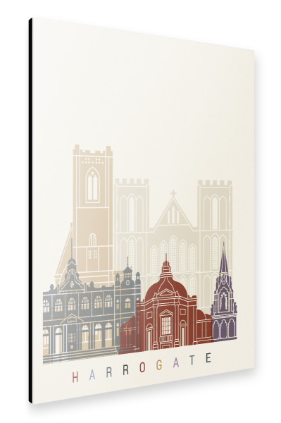 Alu-Dibond "Harrogate skyline" 30x20 cm artboxONE