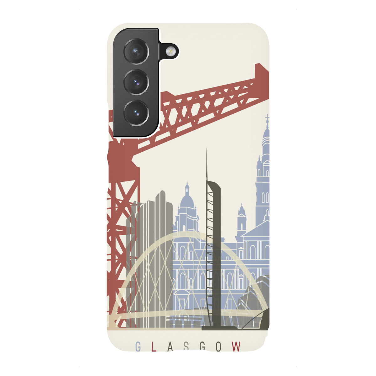 Samsung Galaxy "Glasgow skyline" Premium-Case Handyhülle artboxONE