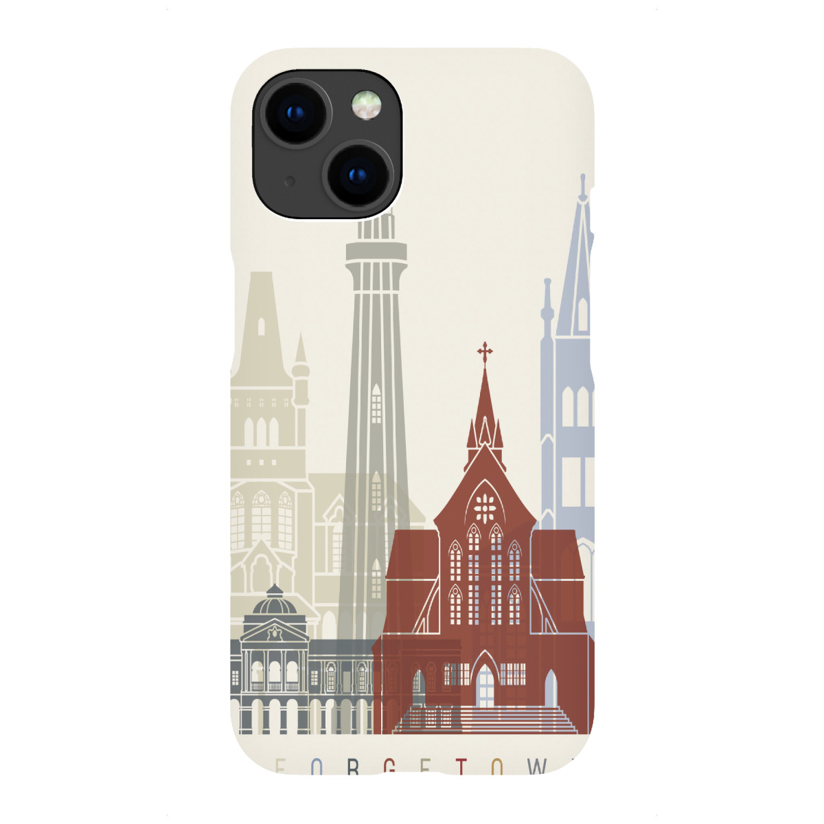 iPhone "Georgetown skyline" Premium-Case Handyhülle artboxONE