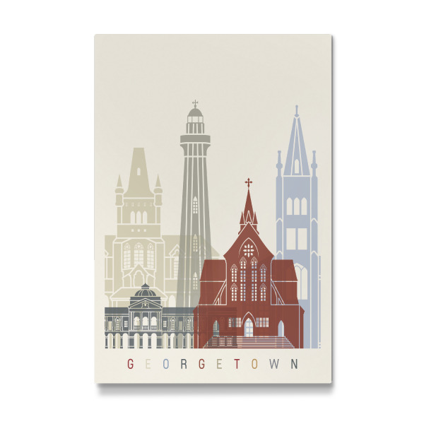 Galerie-Print "Georgetown skyline" 30x20 cm artboxONE