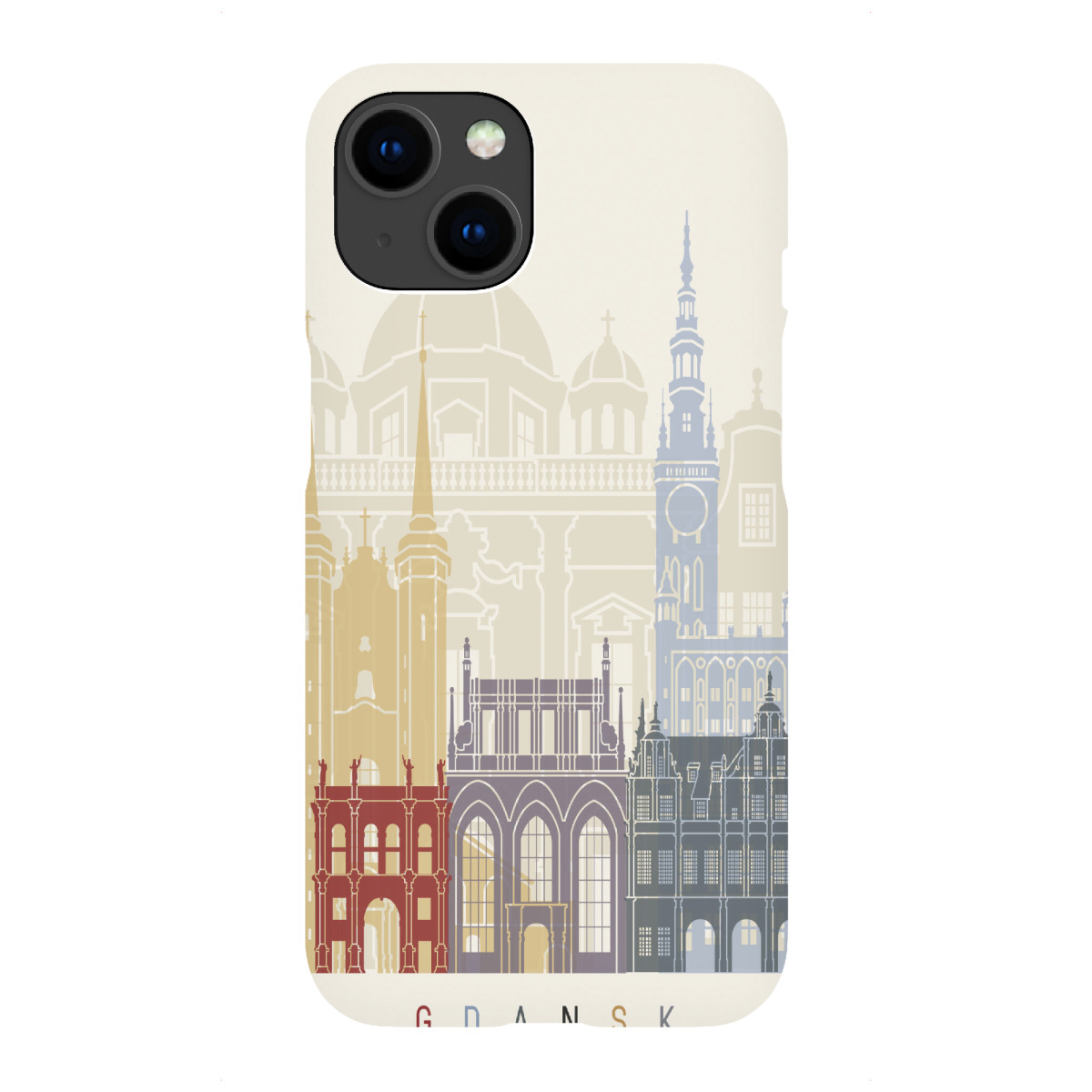 "Gdansk skyline"für iPhone - Premium-Case Handyhülle artboxONE