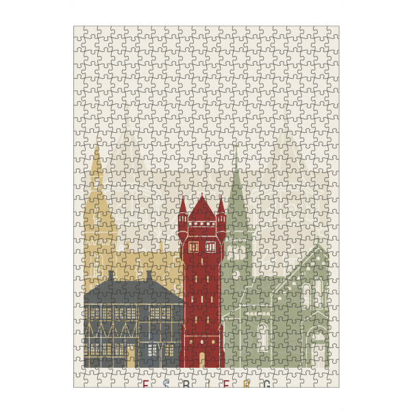 Puzzle Ravensburger "Esbjerg skyline" artboxONE - Städte,Architektur