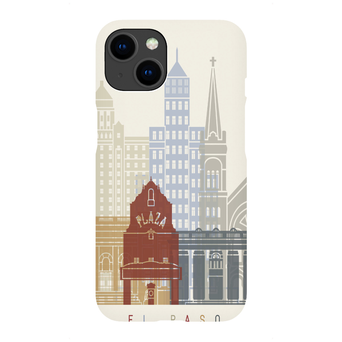 "El Paso skyline"für iPhone - Premium-Case Handyhülle artboxONE