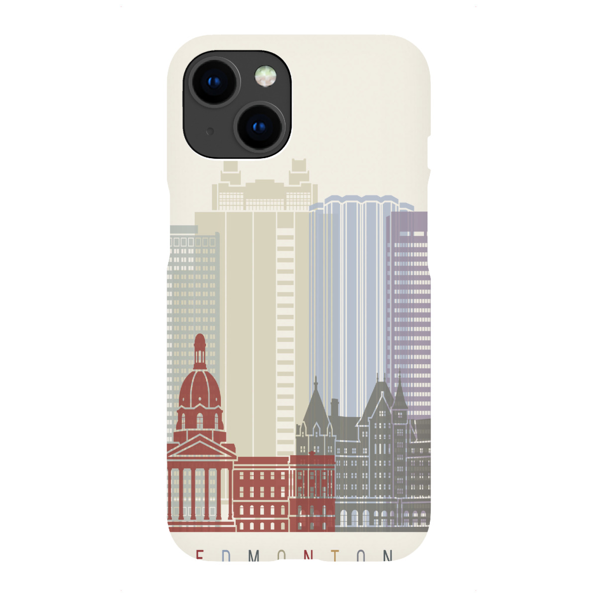 "Edmonton skyline"für iPhone - Premium-Case Handyhülle artboxONE