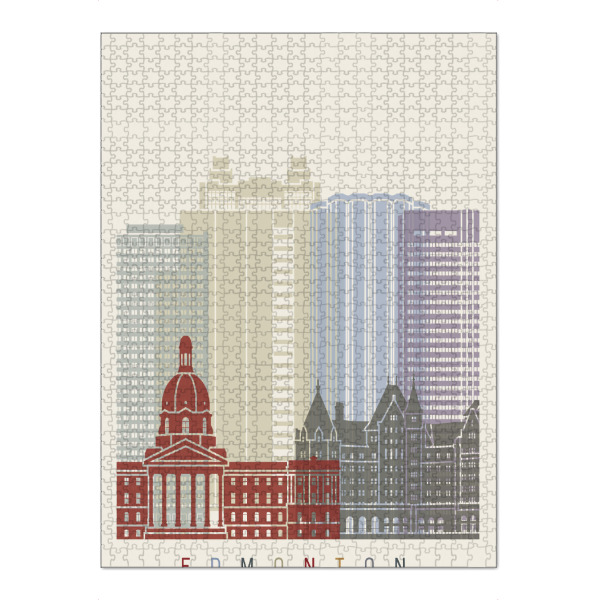 Puzzle Ravensburger "Edmonton skyline" artboxONE - Städte,Architektur