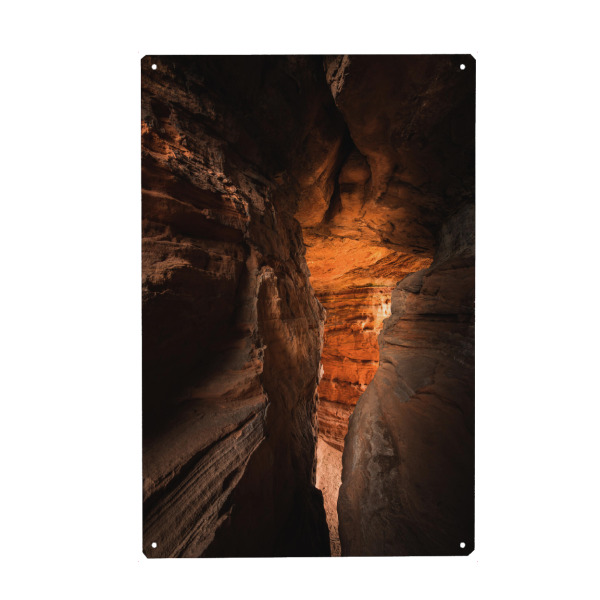 Holzbild "Sandsteinhöhle" artboxONE - Natur