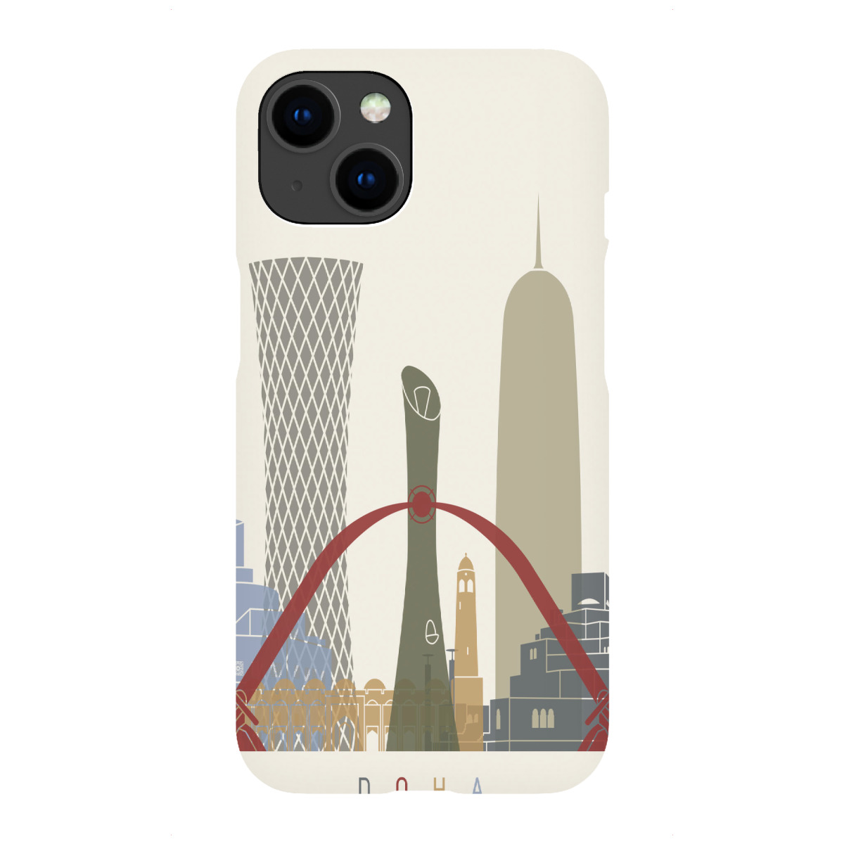 "Doha skyline"für iPhone - Premium-Case Handyhülle artboxONE