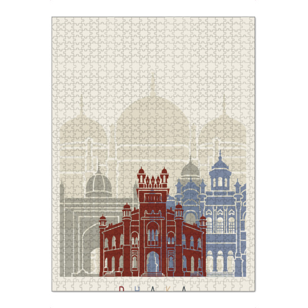 Puzzle Ravensburger "Dhaka skyline" artboxONE - Städte,Architektur