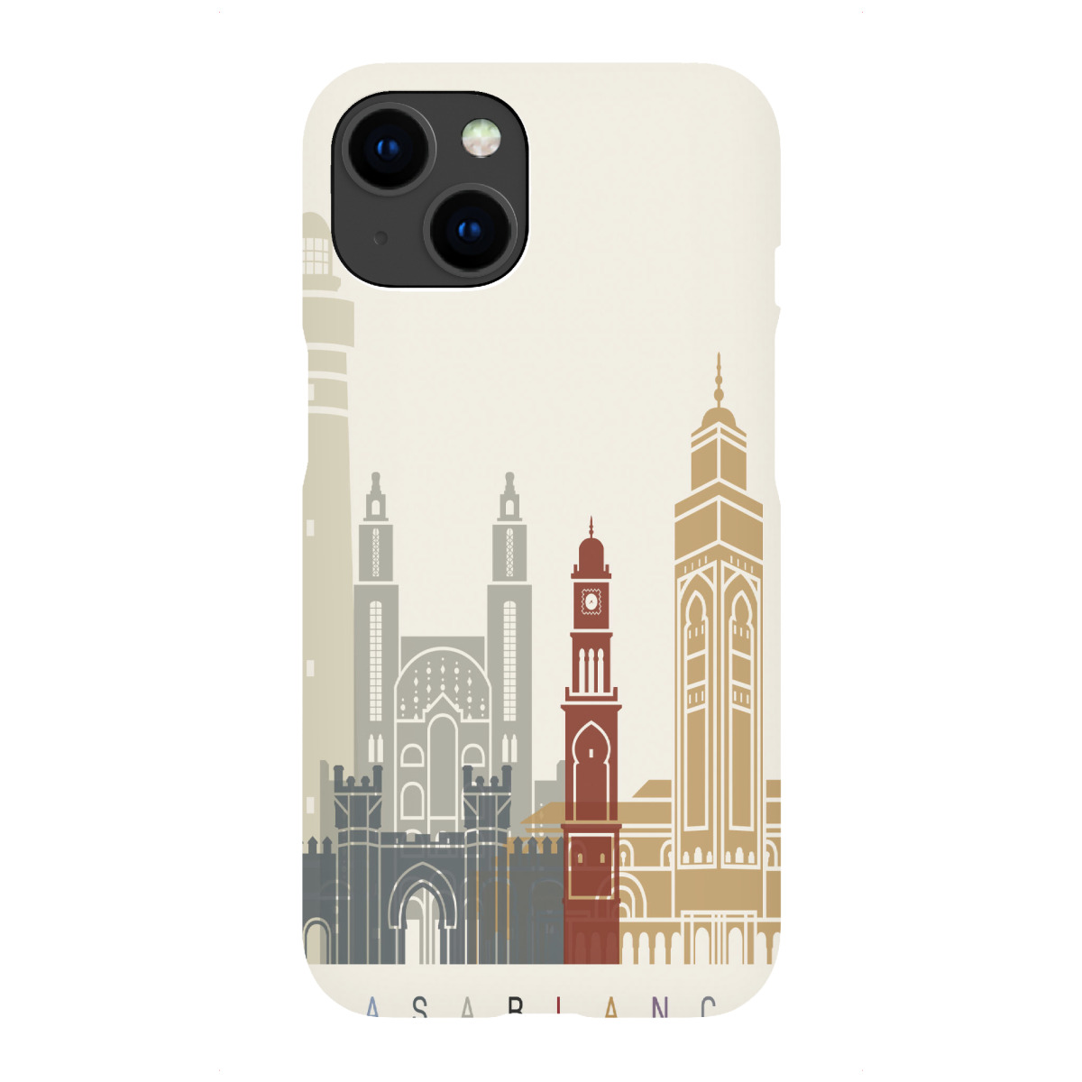 "Casablanca Skyline"für iPhone - Premium-Case Handyhülle artboxONE
