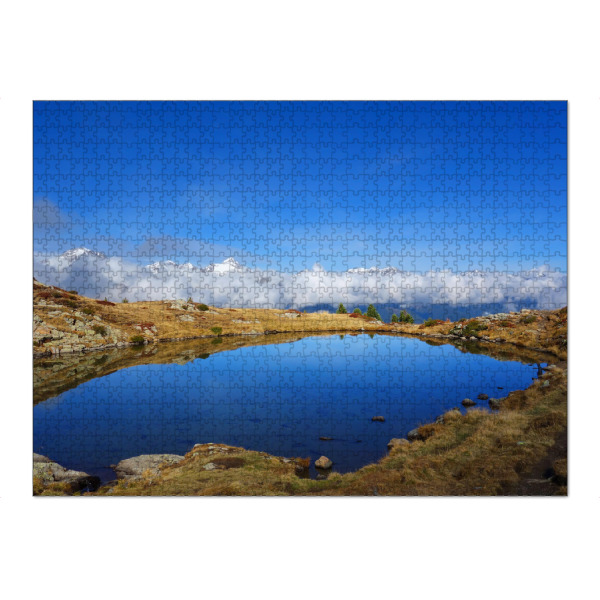 Puzzle Ravensburger "Bergsee im Herbst" artboxONE - Natur,Reise