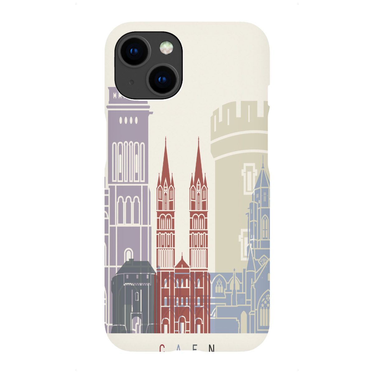 iPhone "Caen skyline" Premium-Case Handyhülle artboxONE