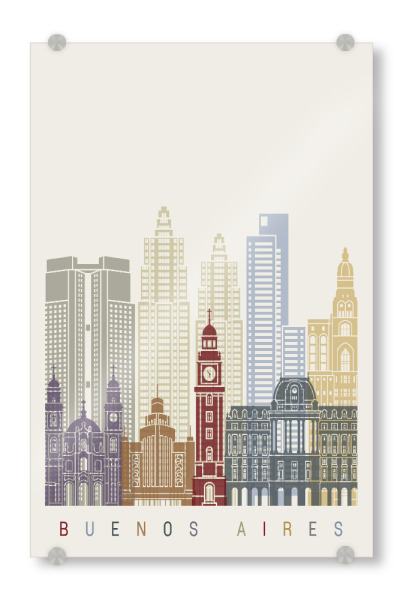 Acrylglasbild "Buenos Aires-b" artboxONE - Städte,Architektur
