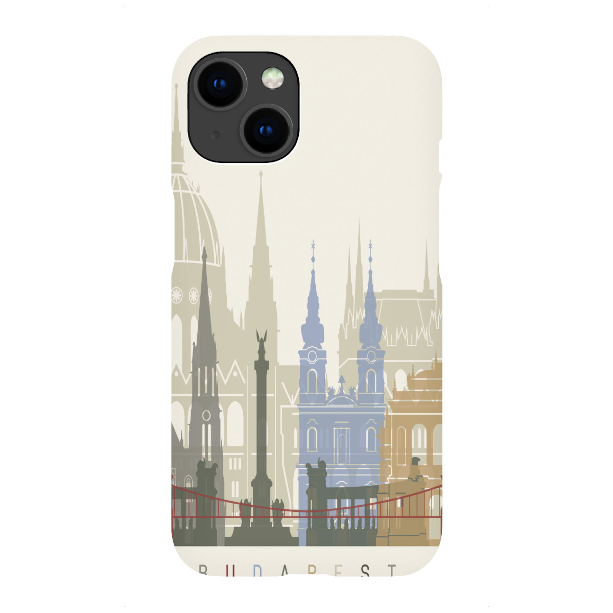 "Budapest skyline"für iPhone - Premium-Case Handyhülle artboxONE