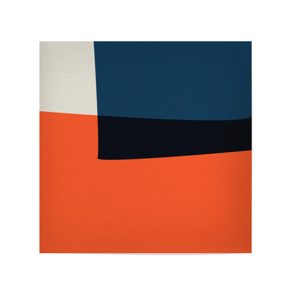 Poster 20x20 cm "Minimal Blue Red Black" artboxONE - Abstrakt,Geometrie