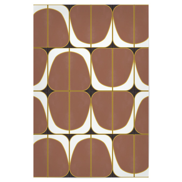 Poster 30x20 cm "Mixed Sassy Seventies Tiles" artboxONE - Abstrakt,Geometrie - Tiles,Pattern,Sassy,Geometrie,Geometry,Abstract,Abstrakt,Formen