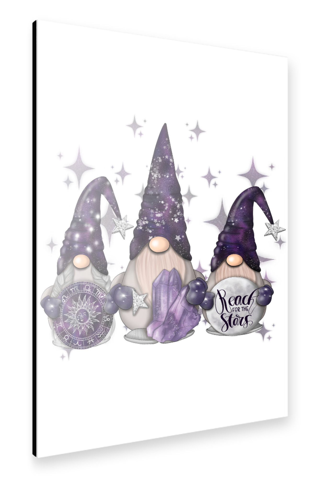 Alu-Dibond "Celestial Gnomes" 30x20 cm artboxONE