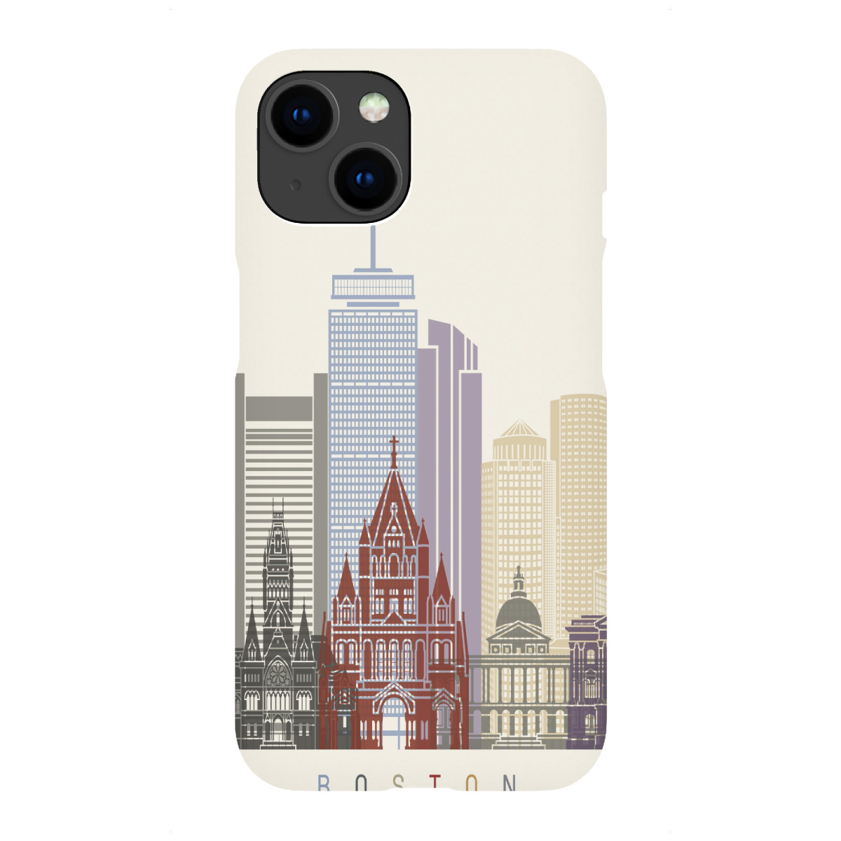 "Boston skyline-c"für iPhone - Premium-Case Handyhülle artboxONE