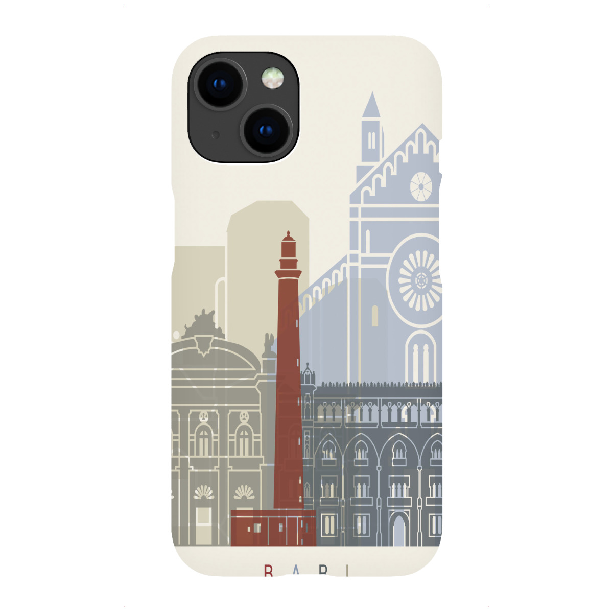 "Bari skyline"für iPhone - Premium-Case Handyhülle artboxONE
