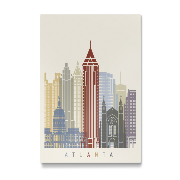 Galerie-Print "Atlanta skyline" 30x20 cm artboxONE