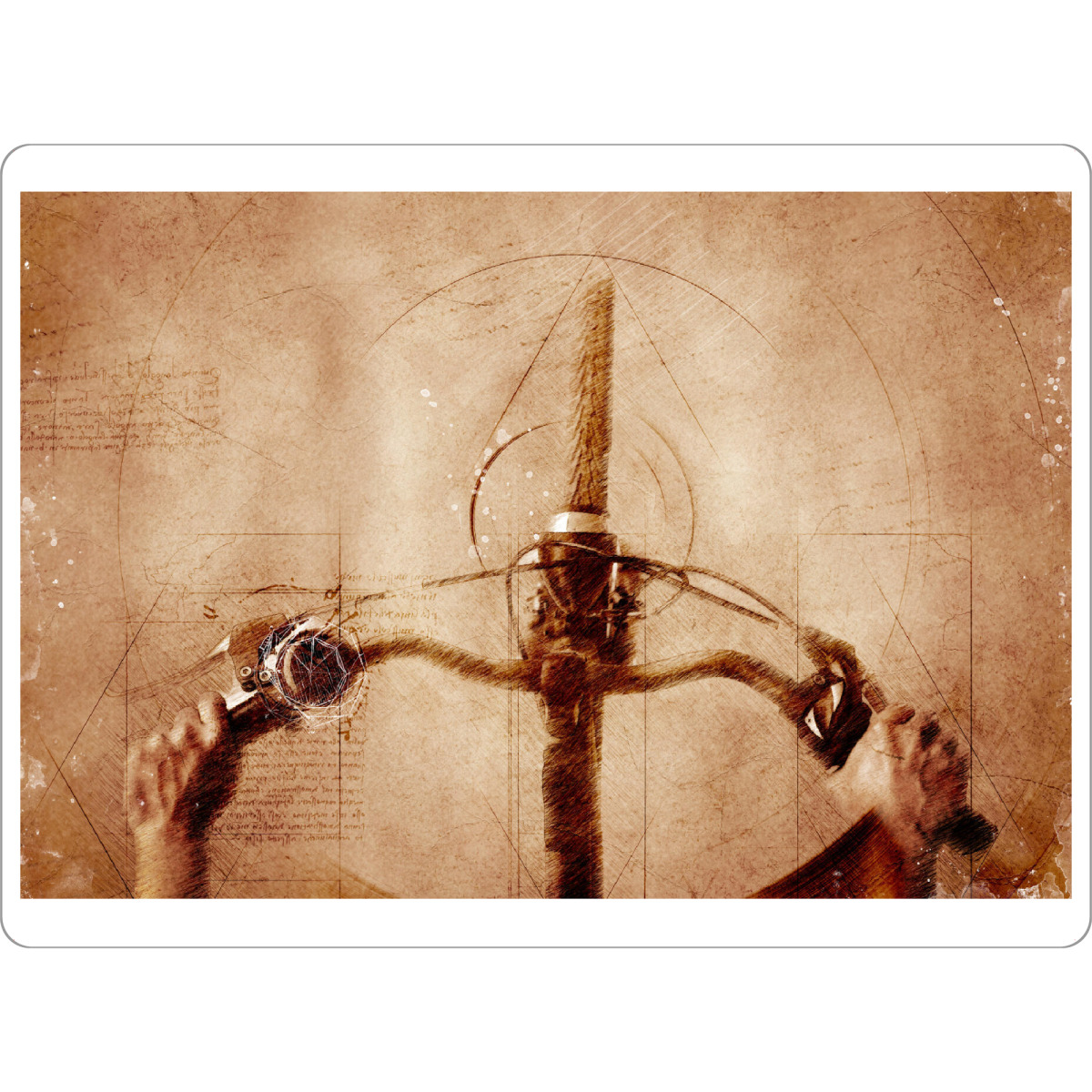 Tischset "Bicycle illustration sport art" artboxONE - Sport,Sport / Sommerspiele - Bicycle,Bicycles,Cycling,Cycler,Bike,Biker,Sport,Art,Radfahren