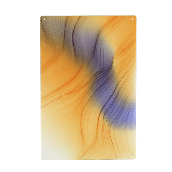 Holzbild "Purpel River - Light" artboxONE - Abstrakt