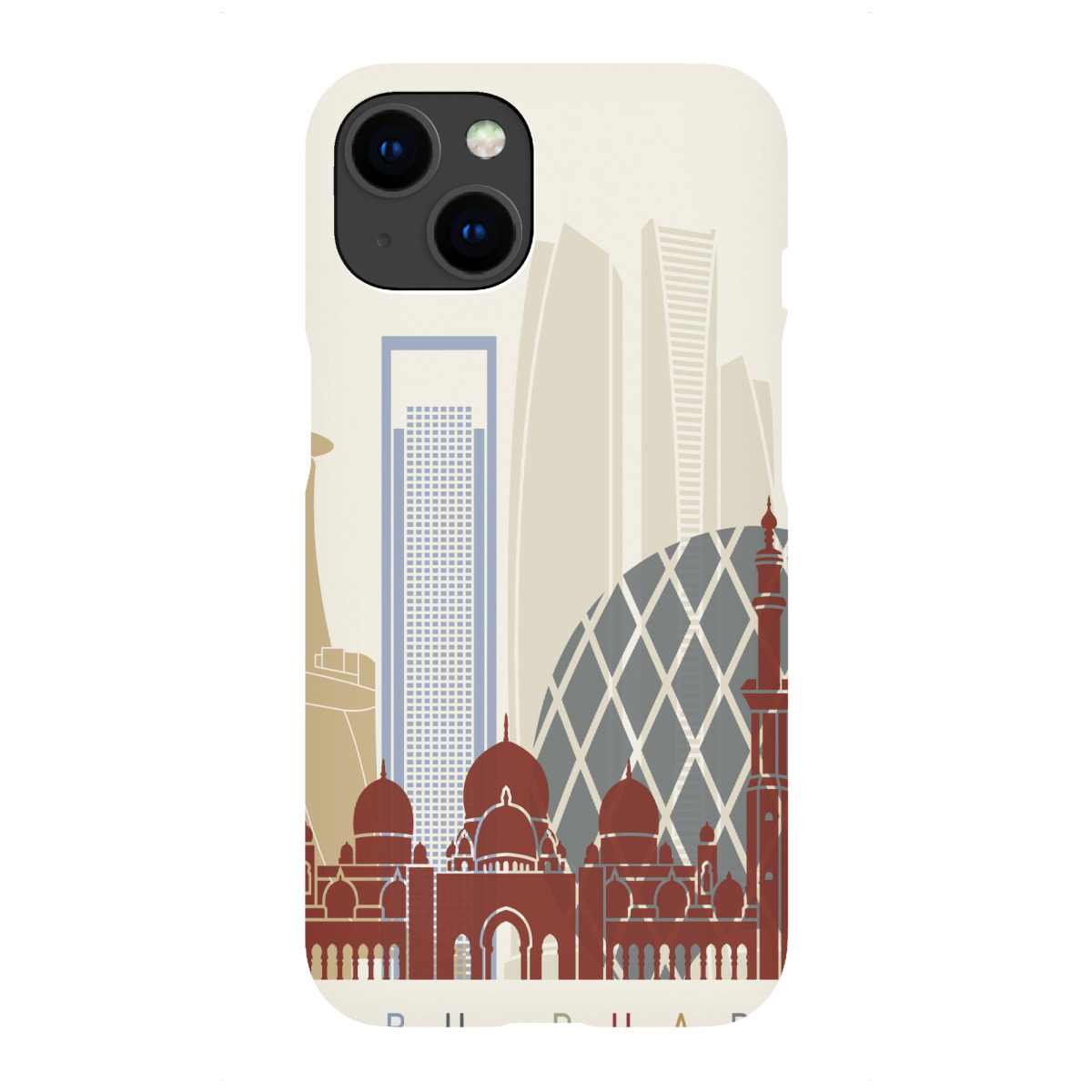 iPhone "Skyline Abu Dhabi" Premium-Case Handyhülle artboxONE