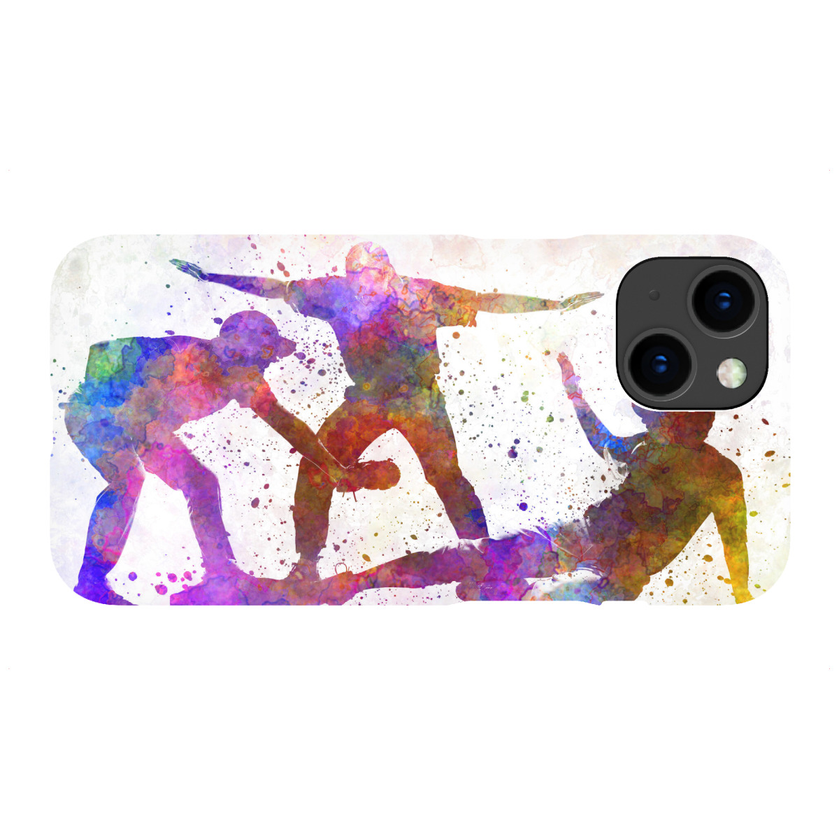 "Baseball players colorful"für iPhone - Premium-Case Handyhülle artboxONE