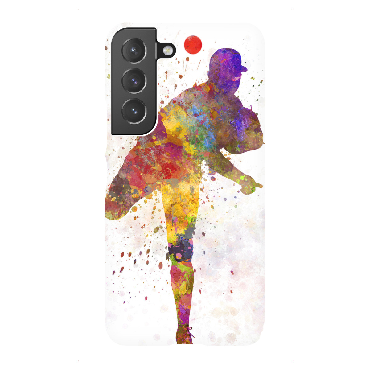 "Male baseball pitcher"für Samsung Galaxy - Premium-Case Handyhülle artboxONE