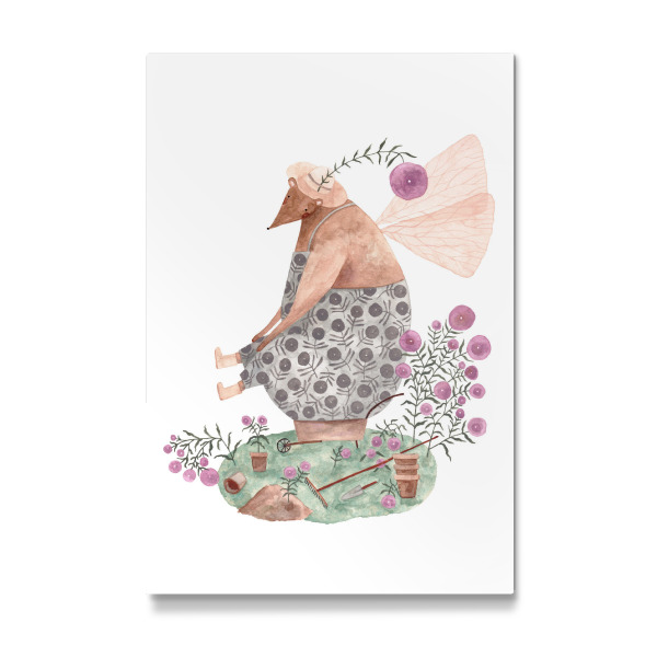 Galerie-Print "Voglhuber - Feenbär im Garten" 30x20 cm artboxONE