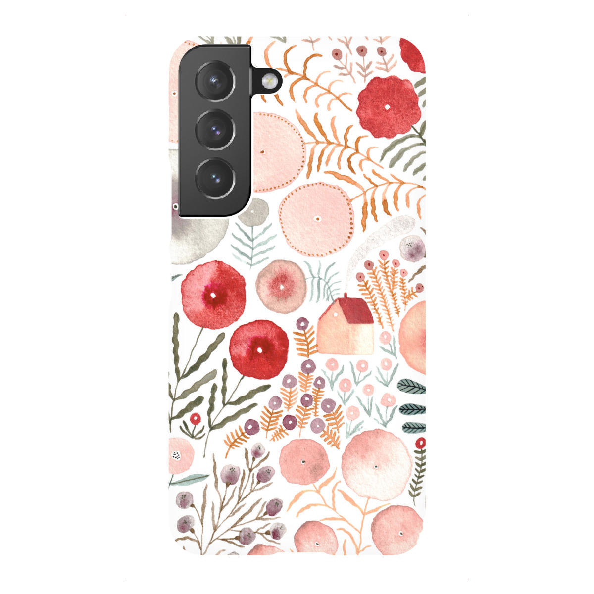 Samsung Galaxy "Voglhuber - Rotes Blumenmeer" Premium-Case Handyhülle artboxONE