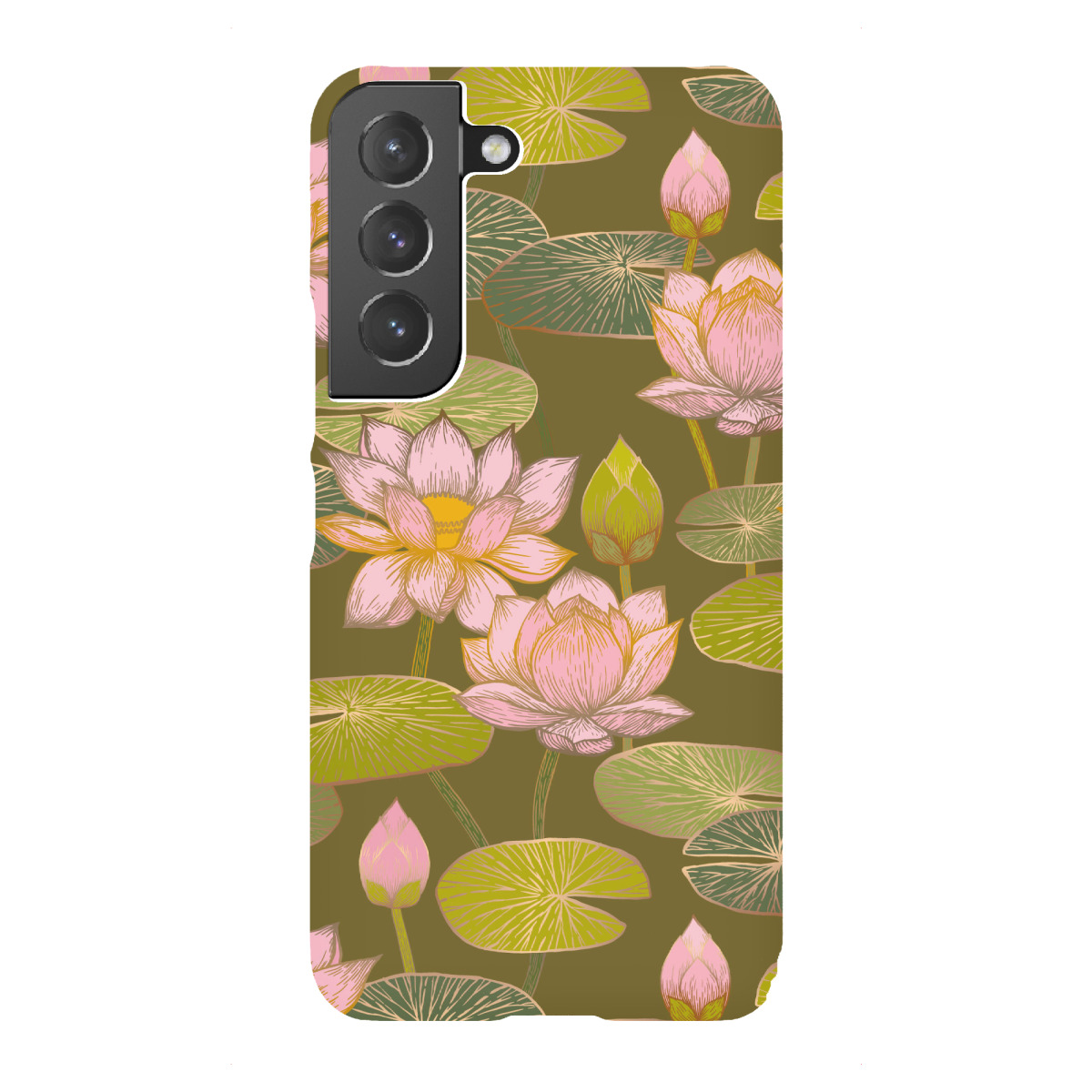 "Cecilia Mok - Lotusblüten Moos"für Samsung Galaxy - Premium-Case Handyhülle artboxONE