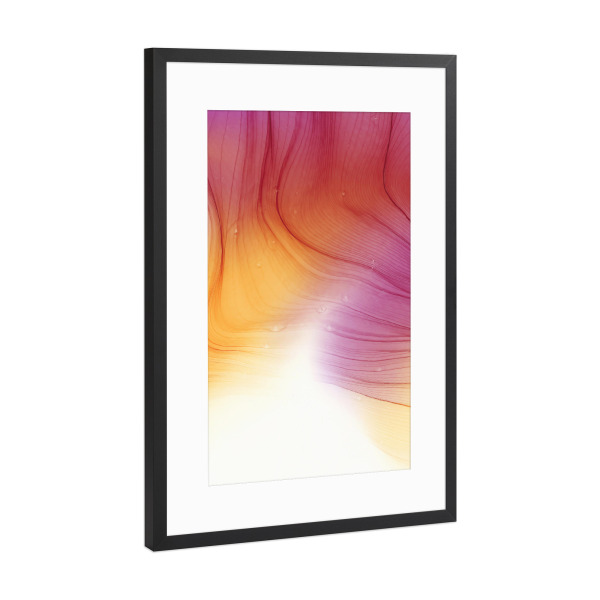 Poster mit Rahmen Schwarz (Metallic) "A Place to Go - Art" artboxONE - Abstrakt