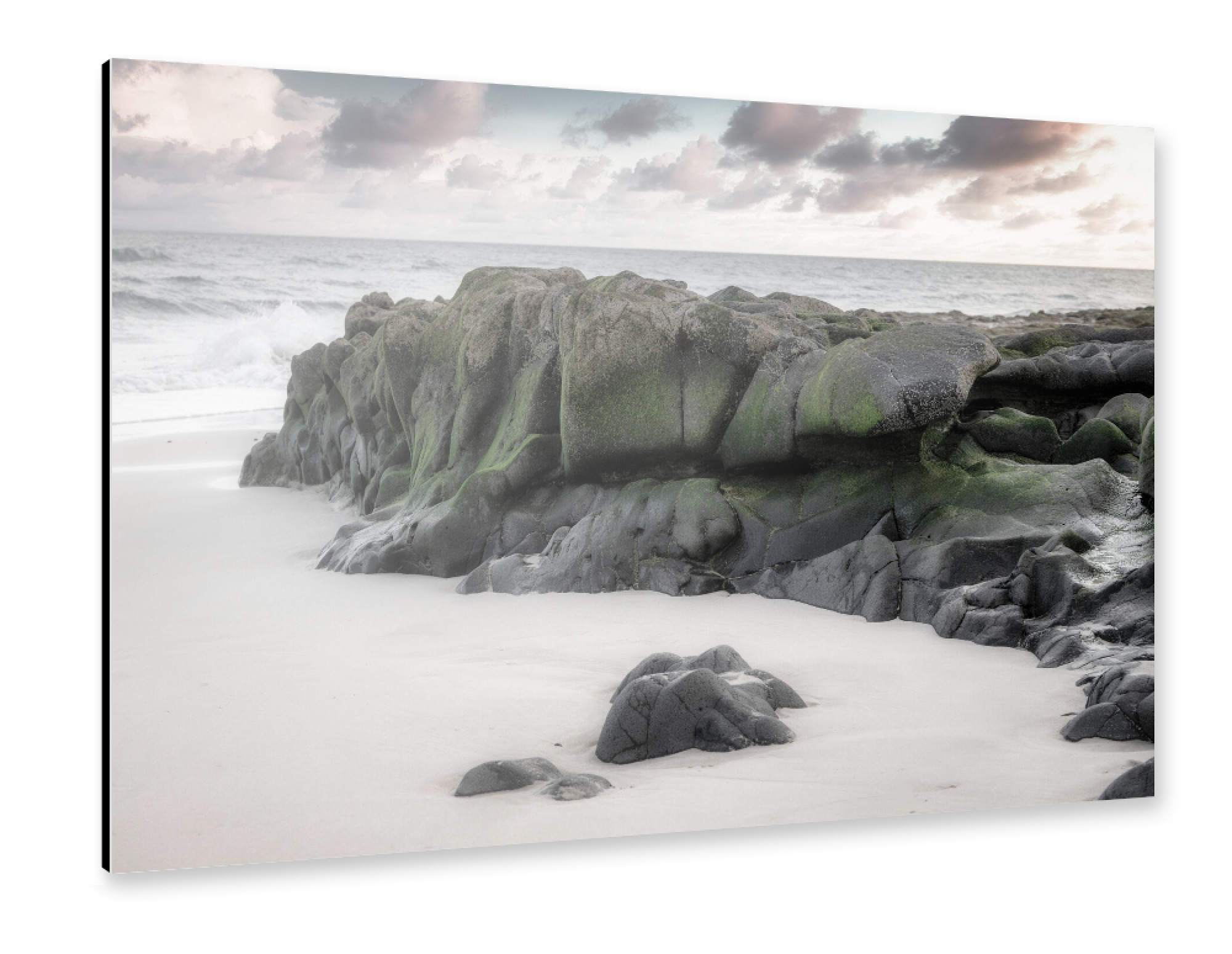 Alu-Dibond "Sandstrand am Atlantik" 30x20 cm artboxONE