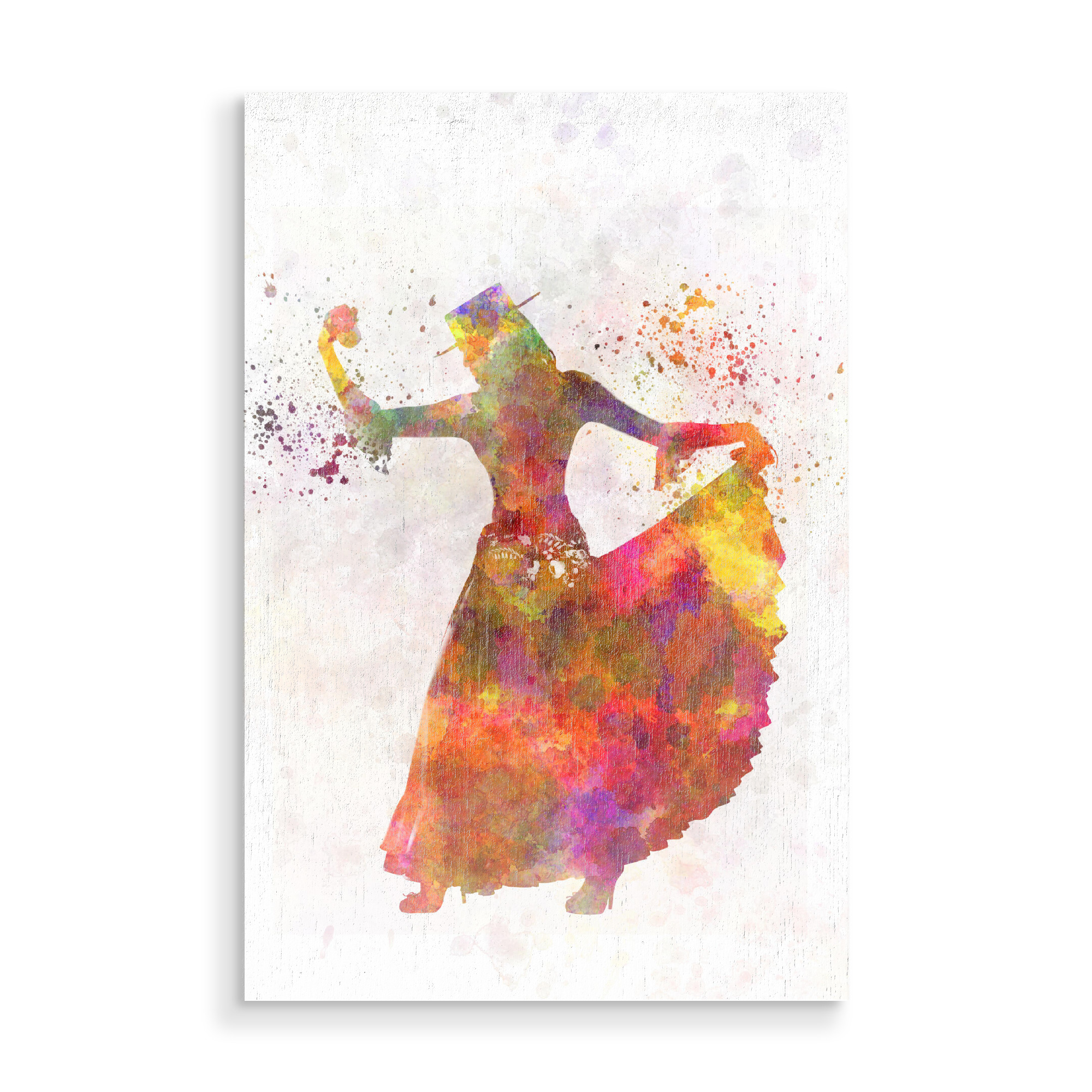 Holzbild "Flamenco dance from spain" artboxONE - Musik