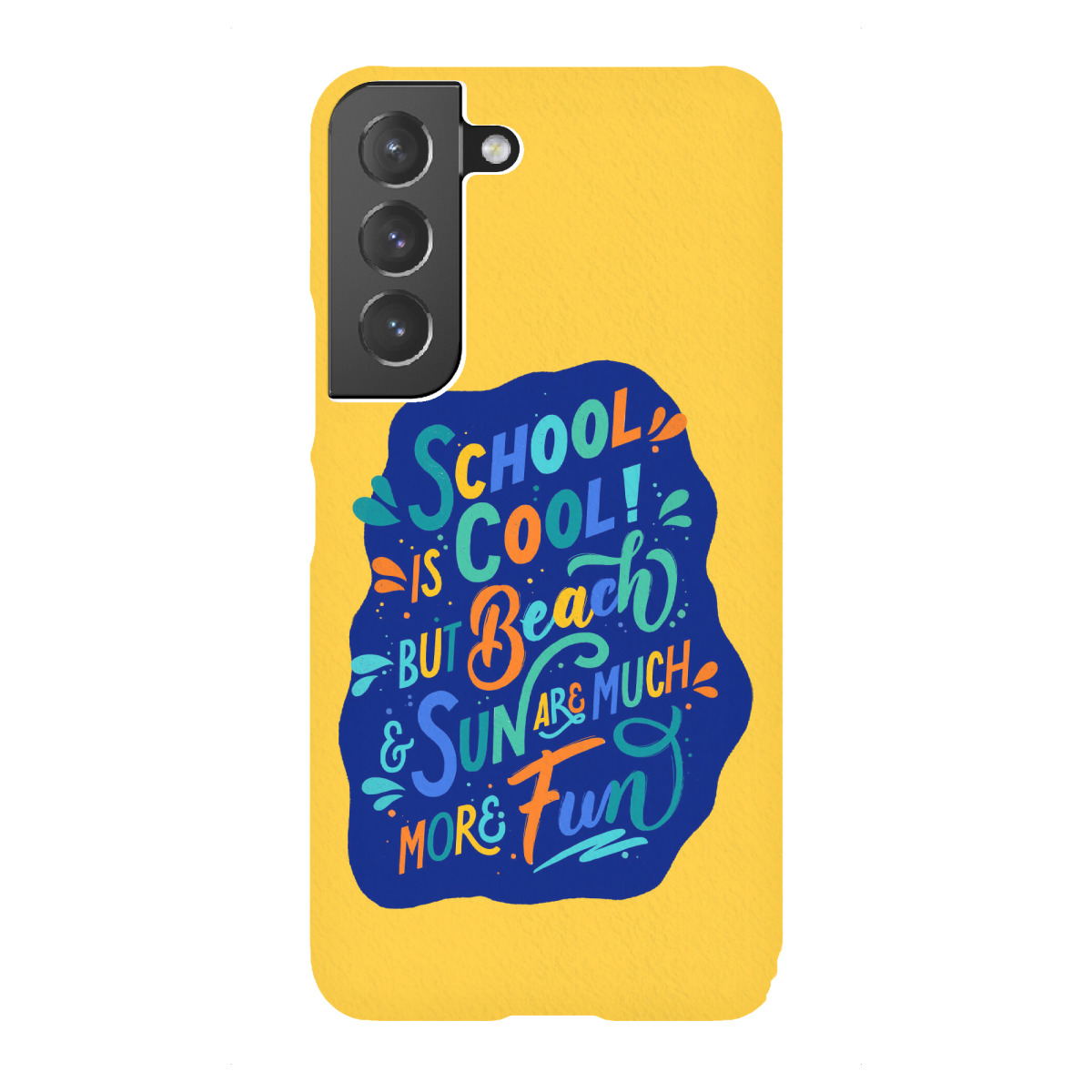 "School is Cool, but Beach"für Samsung Galaxy - Premium-Case Handyhülle artboxONE