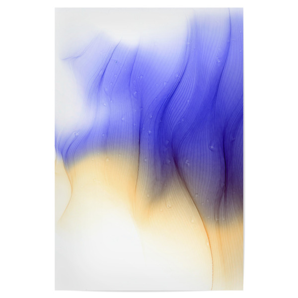 Poster "Purple then Golden - Art" artboxONE - Abstrakt