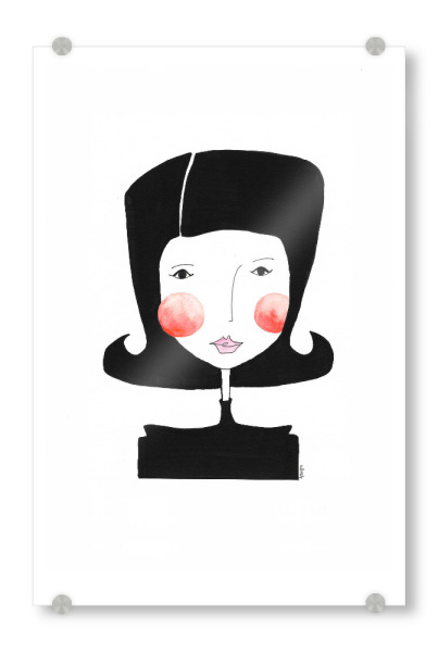 Acrylglasbild "Bianca Peters - Jackie" artboxONE - Menschen