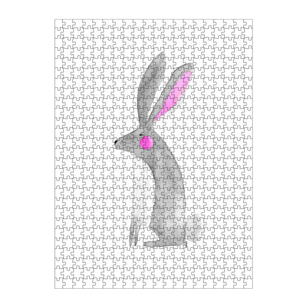 artboxONE Puzzle "Bianca Peters - Der Feldhase" artboxONE - Für Kinder,Tiere
