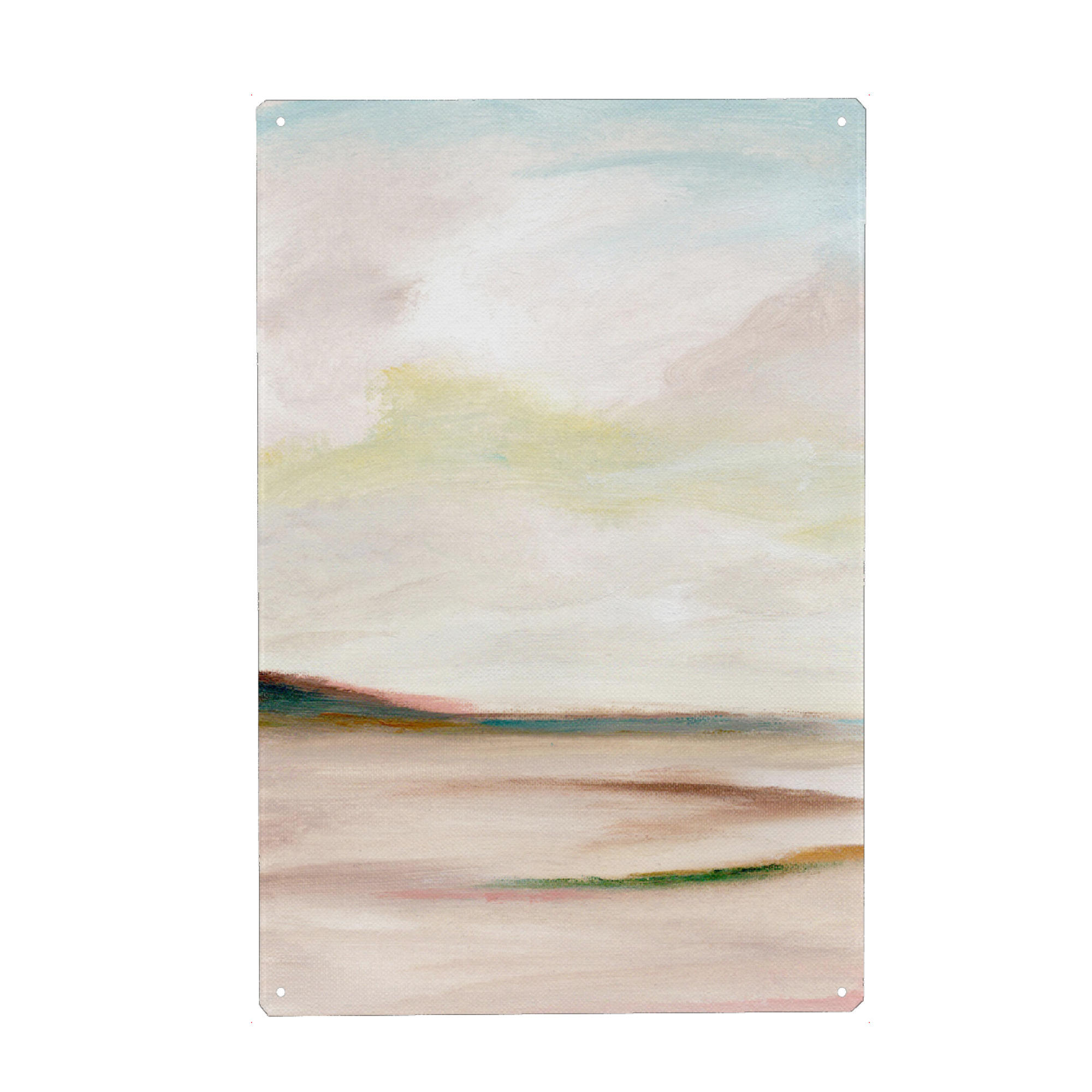 Metall Poster "Misty shore" artboxONE - Natur,Abstrakt