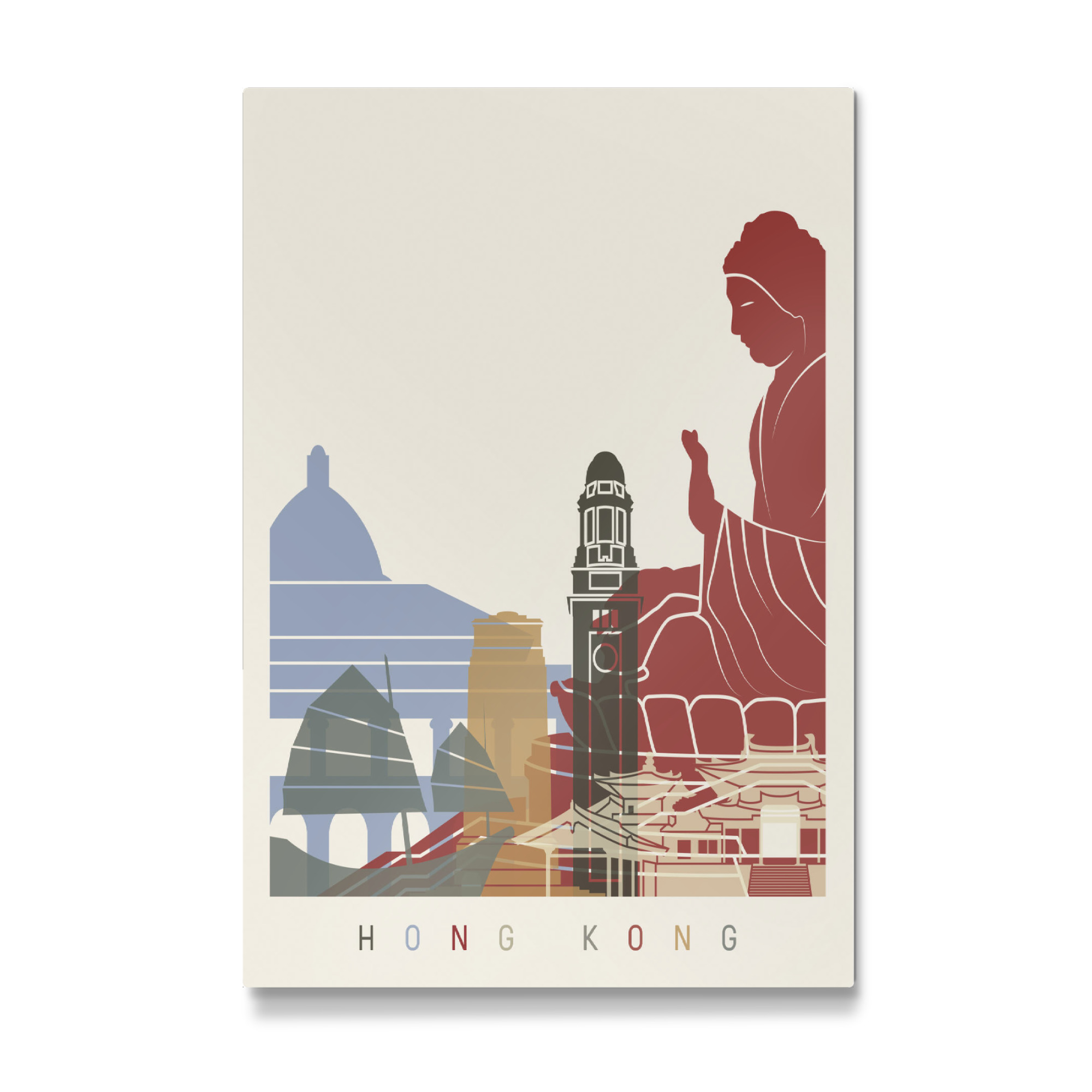 Galerie-Print "Hong Kong skyline" 30x20 cm artboxONE