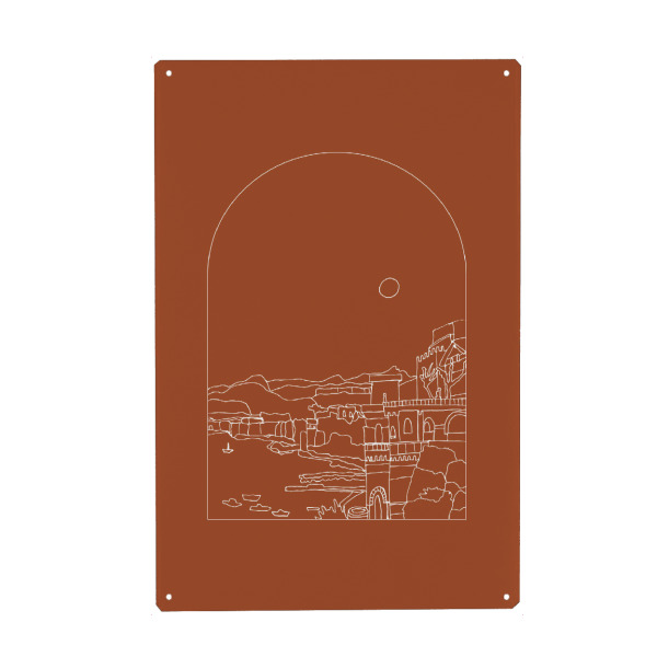 Holzbild "Italia Sorrento Landscape" artboxONE - Natur,Reise,Reise / Länder