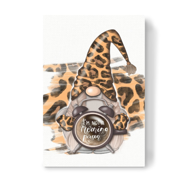 Leinwandbild "I Am Not A Morning Person" artboxONE - Tiere,Essen & Trinken,Abstrakt,Fashion,Festivals