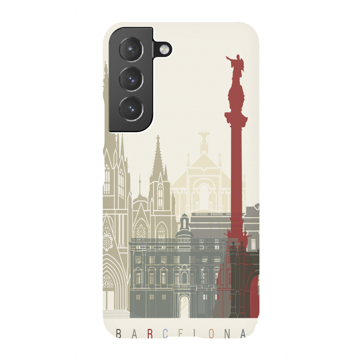 Samsung Galaxy "Barcelona skyline" Premium-Case Handyhülle artboxONE