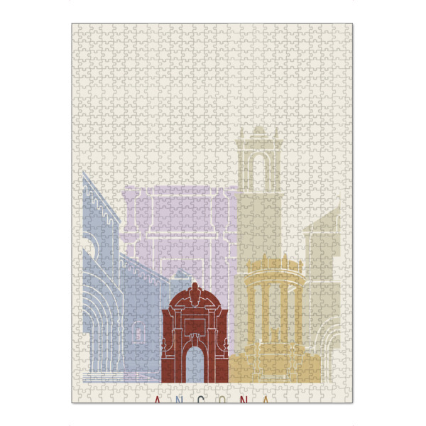 Puzzle Ravensburger "Ancona skyline" artboxONE - Städte,Architektur
