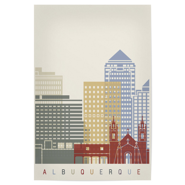Poster 30x20 cm "Albuquerque Skyline" artboxONE - Städte,Architektur