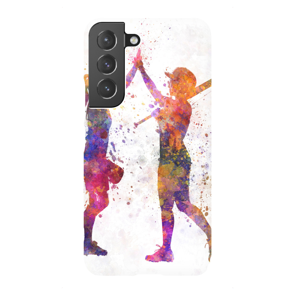 Samsung Galaxy "Women playing softball" Premium-Case Handyhülle artboxONE