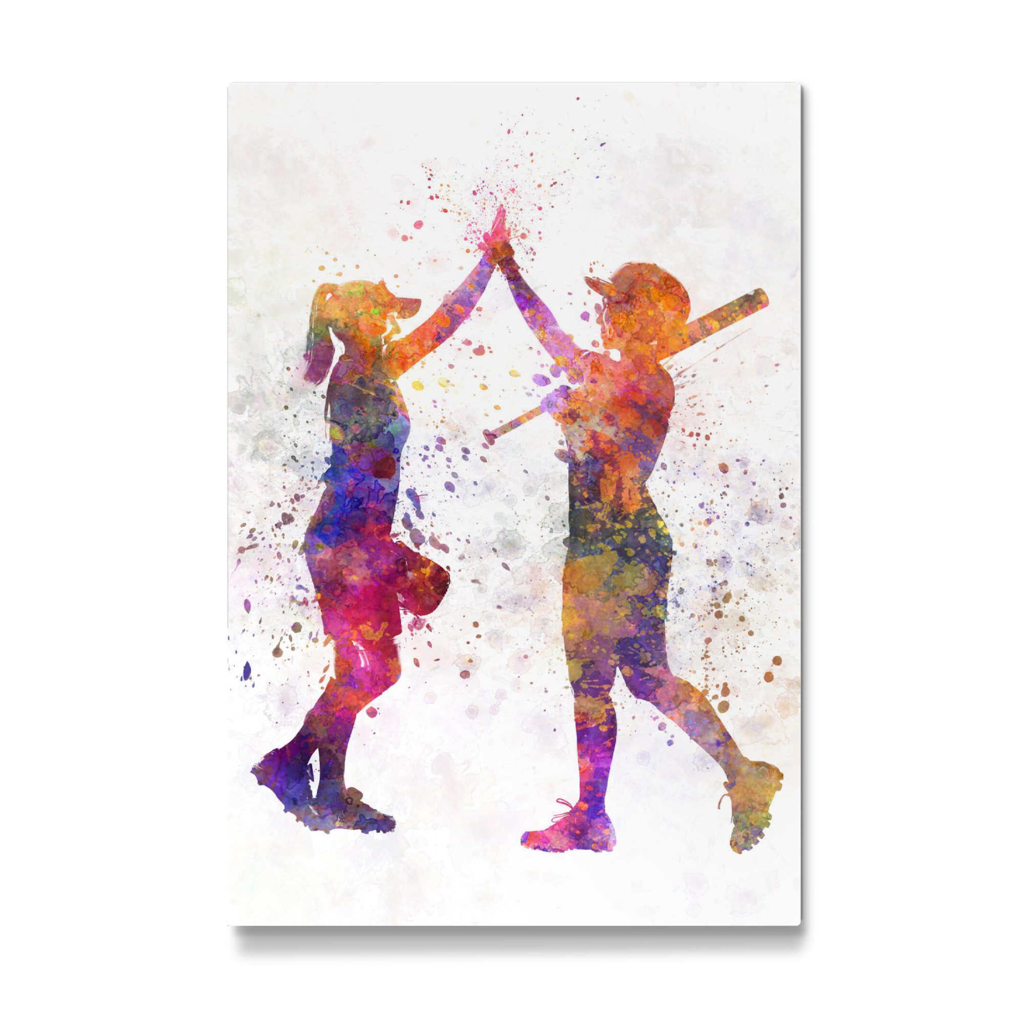 Galerie-Print "Women playing softball" 75x50 cm artboxONE